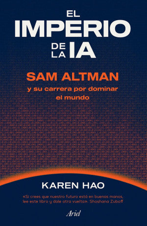 Portada de El imperio de la IA (ISBN 9786076392089)