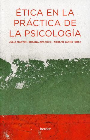 Portada de ETICA EN LA PRACTICA DE LA PSICOLOGIA (ISBN 9788425450006)
